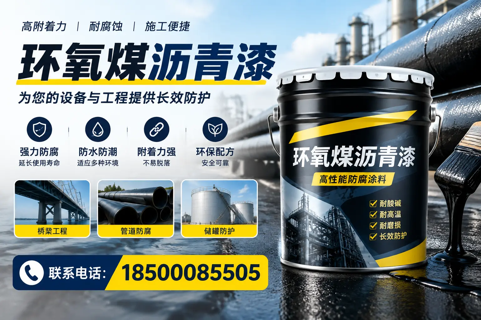 环氧煤沥青漆与其他涂料的对比分析,助力拉萨企业决策
