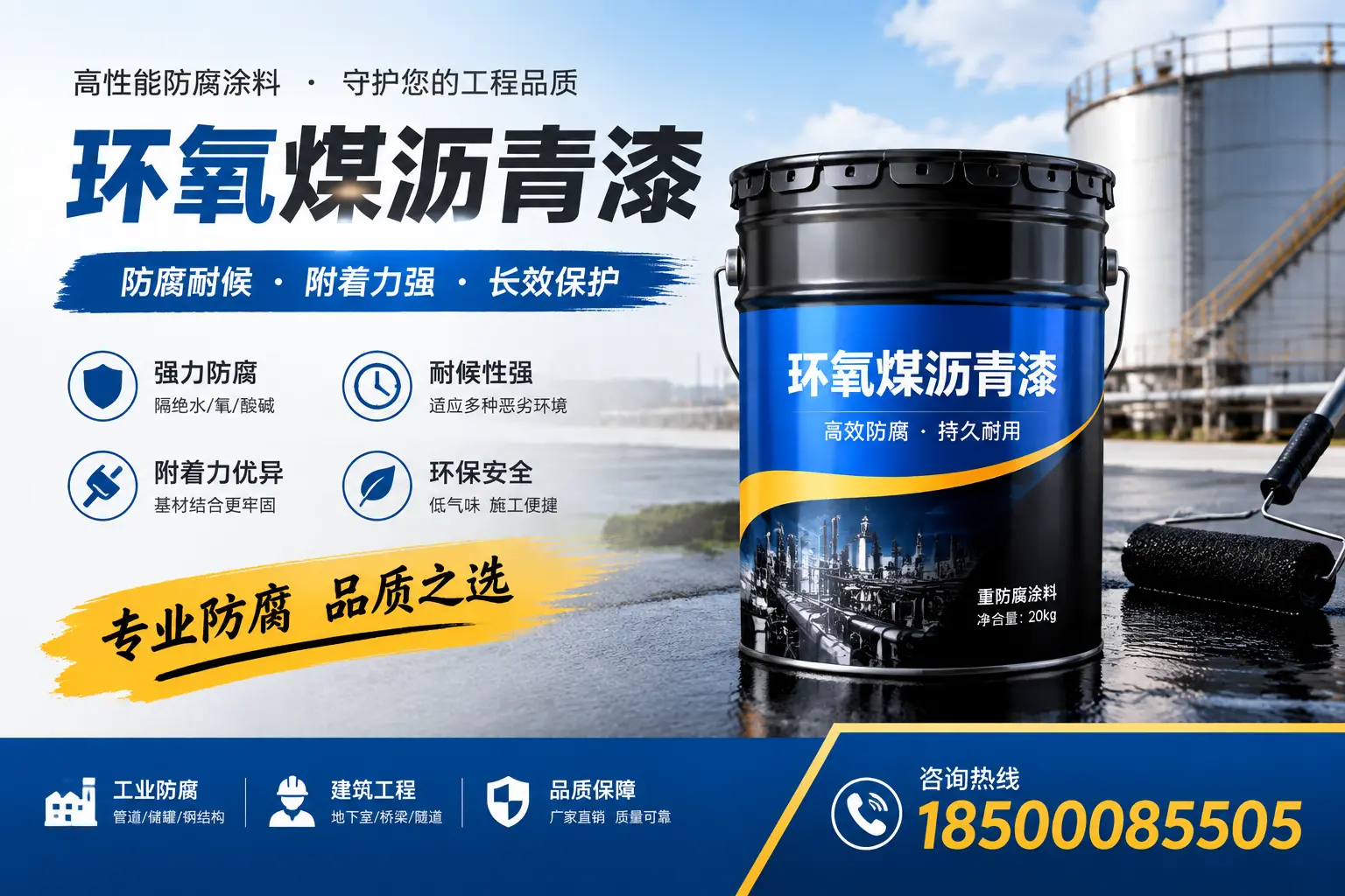 如何选择适合的环氧煤沥青漆?拉萨市场选型指南